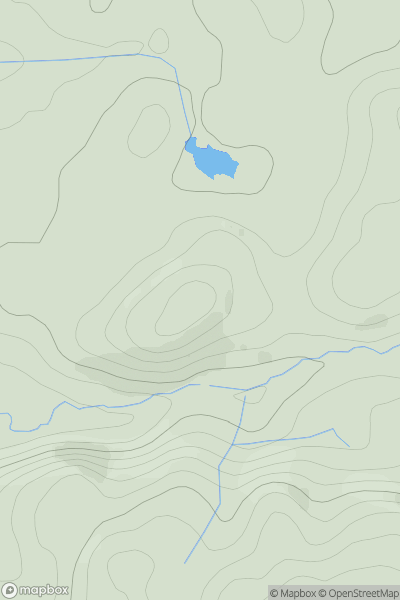 Thumbnail image for An Carn [Kyle of Lochalsh to Garve] showing contour plot for surrounding peak